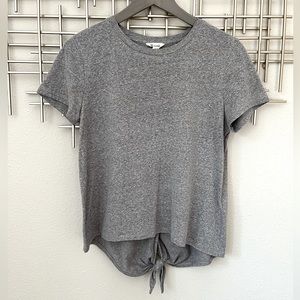 Madewell | Tied Open-Back “Baby Tee”